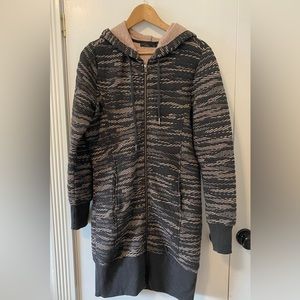 Prana Hooded Long Sweatshirt Women’s M